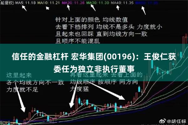 信任的金融杠杆 宏华集团(00196)：王俊仁获委任为独立非执行董事