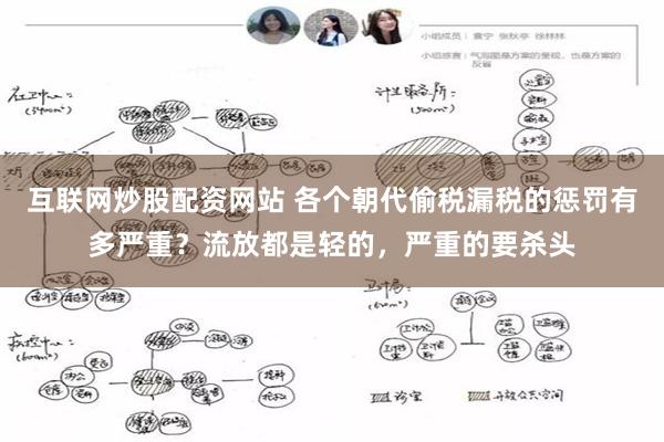 互联网炒股配资网站 各个朝代偷税漏税的惩罚有多严重？流放都是轻的，严重的要杀头